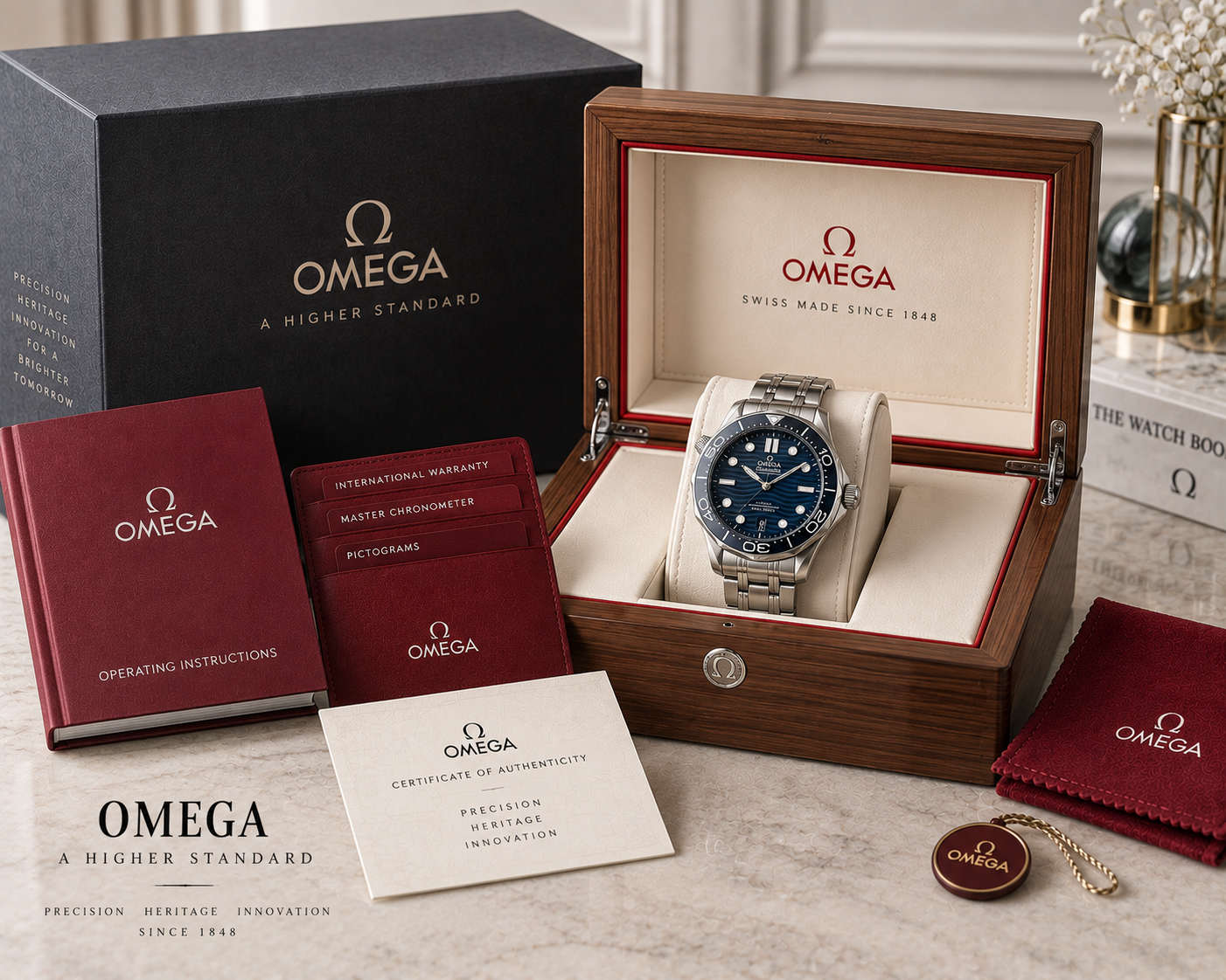 Omega luxury watch