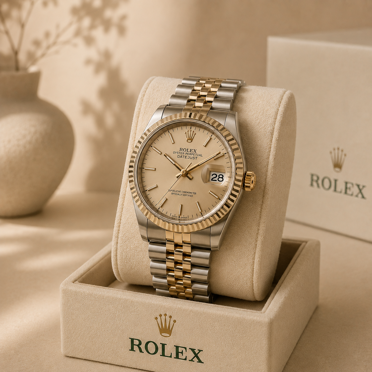 Rolex luxury watch
